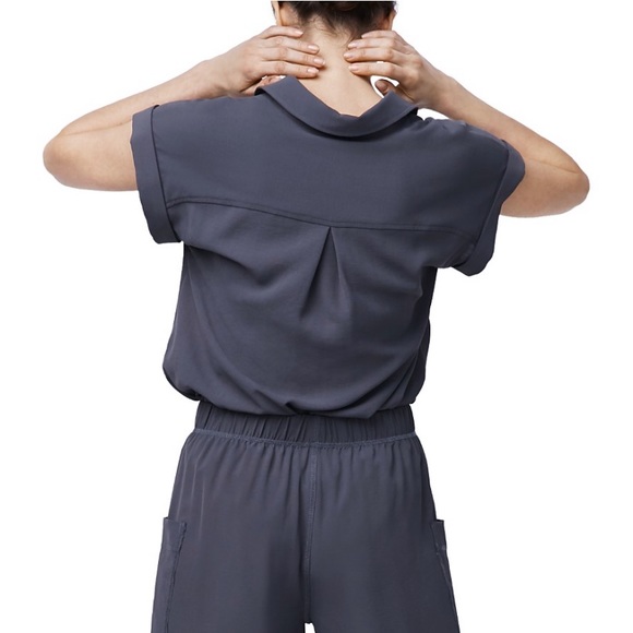 b New York Charcoal Button Down Shirt - Picture 2 of 9